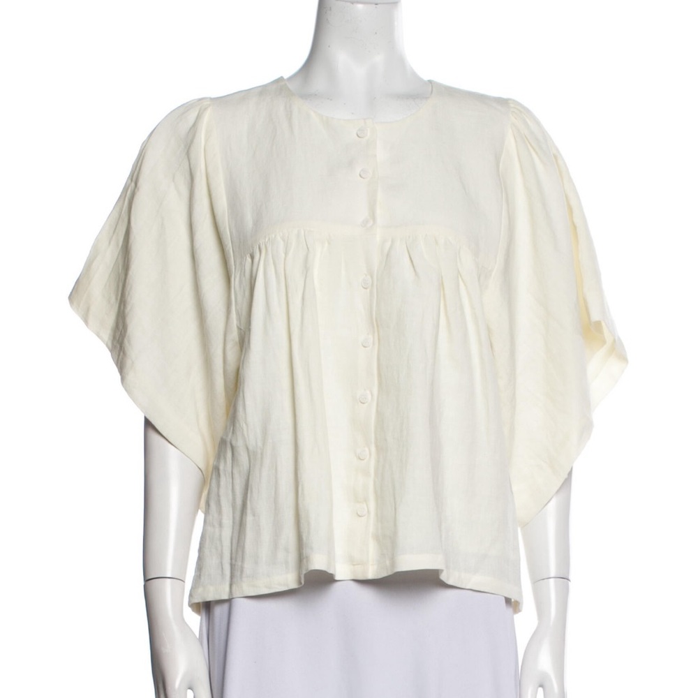 Emerson Fry Cream Blouse